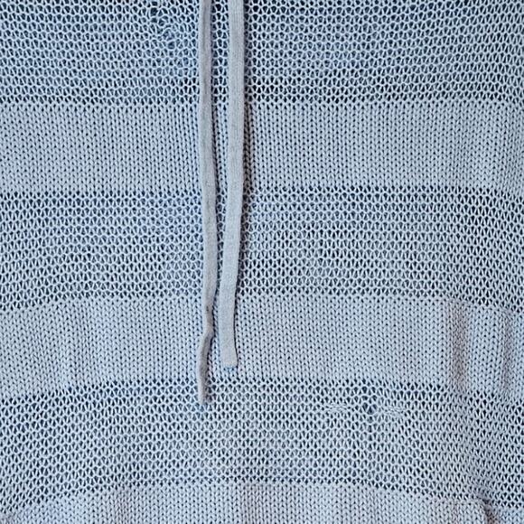 RtA Striped Distressed Hooded Sweater - Picture 6 of 8